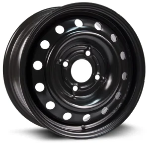 RTX Wheels – Steel Wheel – Black – 14″x5.5″ 52mm – All weather Wheels – X99117N